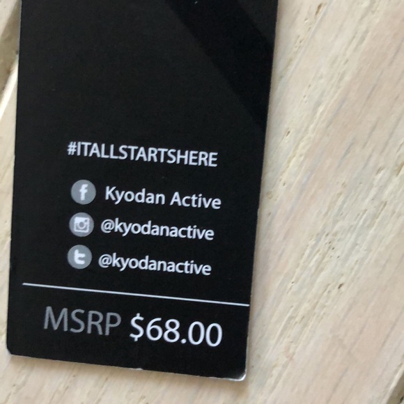 NWT Kyodan print high waist leggings - Picture 7 of 14